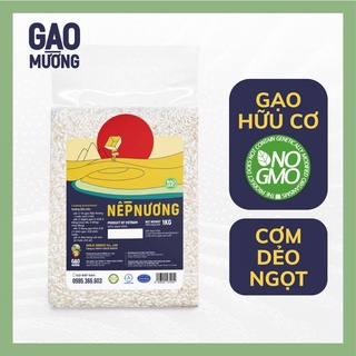 Gạo nếp nương Điện Biên 1kg, đặc sản Tây Bắc, hút chân không