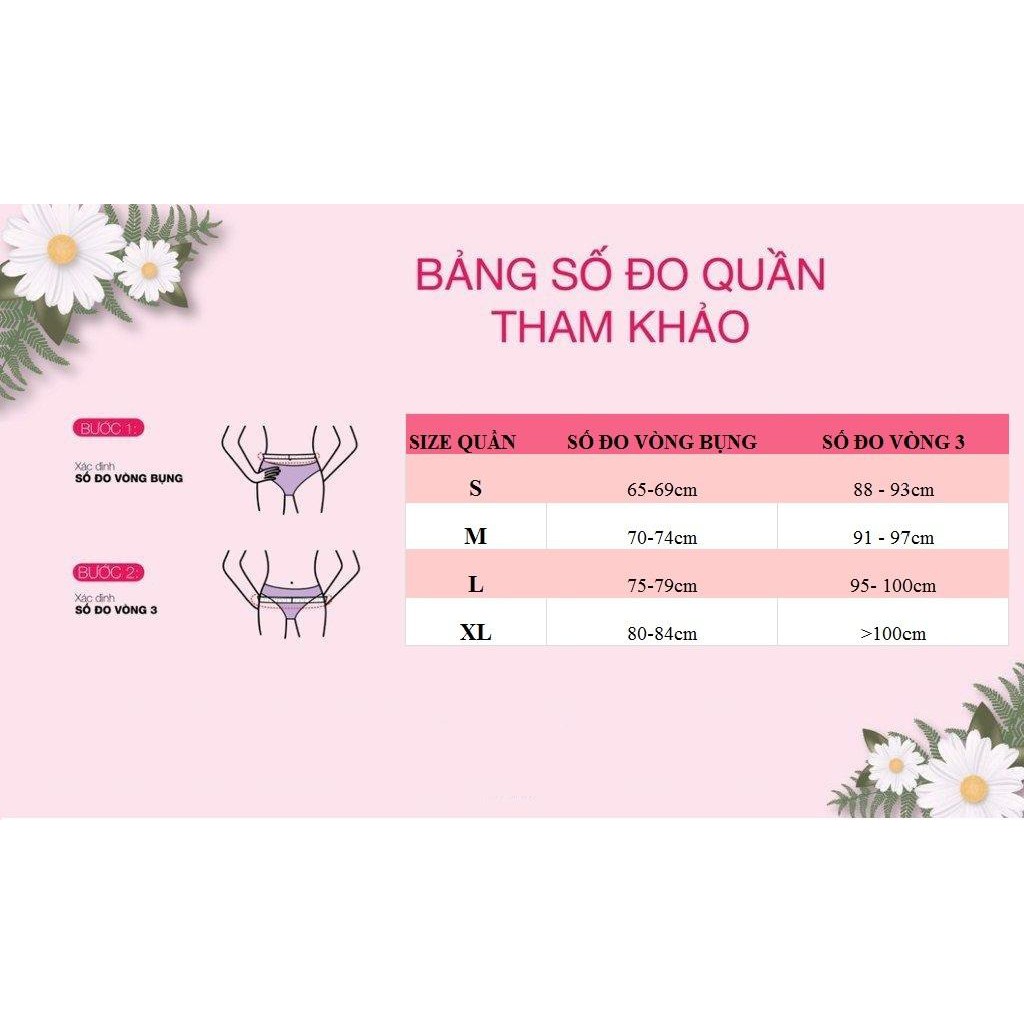 Quần Lót Marguerite Paris - thương hiệu Pháp 02030 lưng thấp màu Đỏ