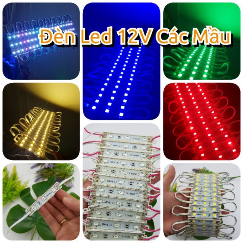 Led 12V 3 Bóng Siêu Sáng 🍀Đèn 12V trang trí Bể Cá deco tiểu cảnh