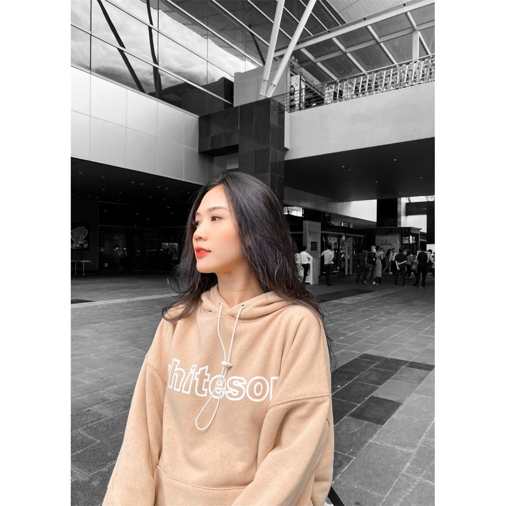 HOODIE "WSN LOGO SS1" BEIGE | BigBuy360 - bigbuy360.vn