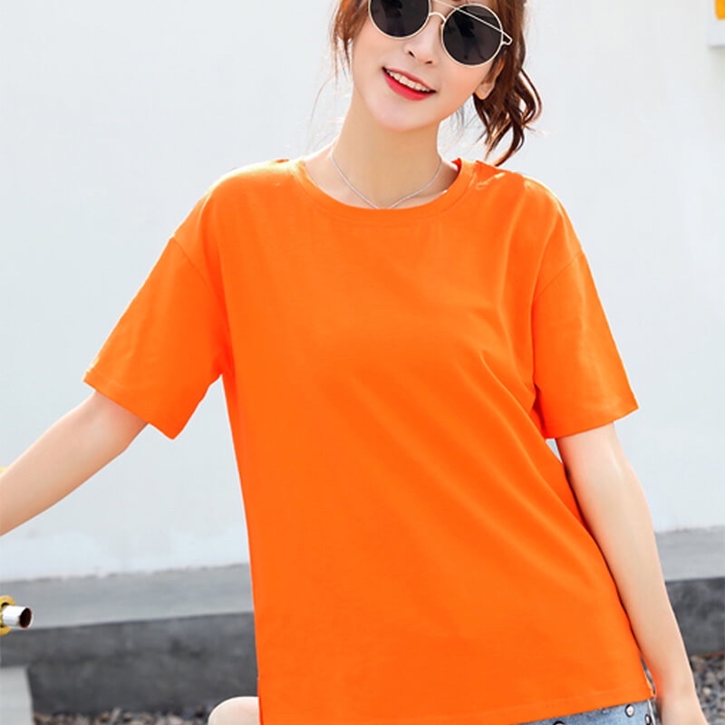 Áo Thun Trơn Nhiều Màu Nam Nữ Vải Cotton Dày Mềm Mịn Không Xù Lông