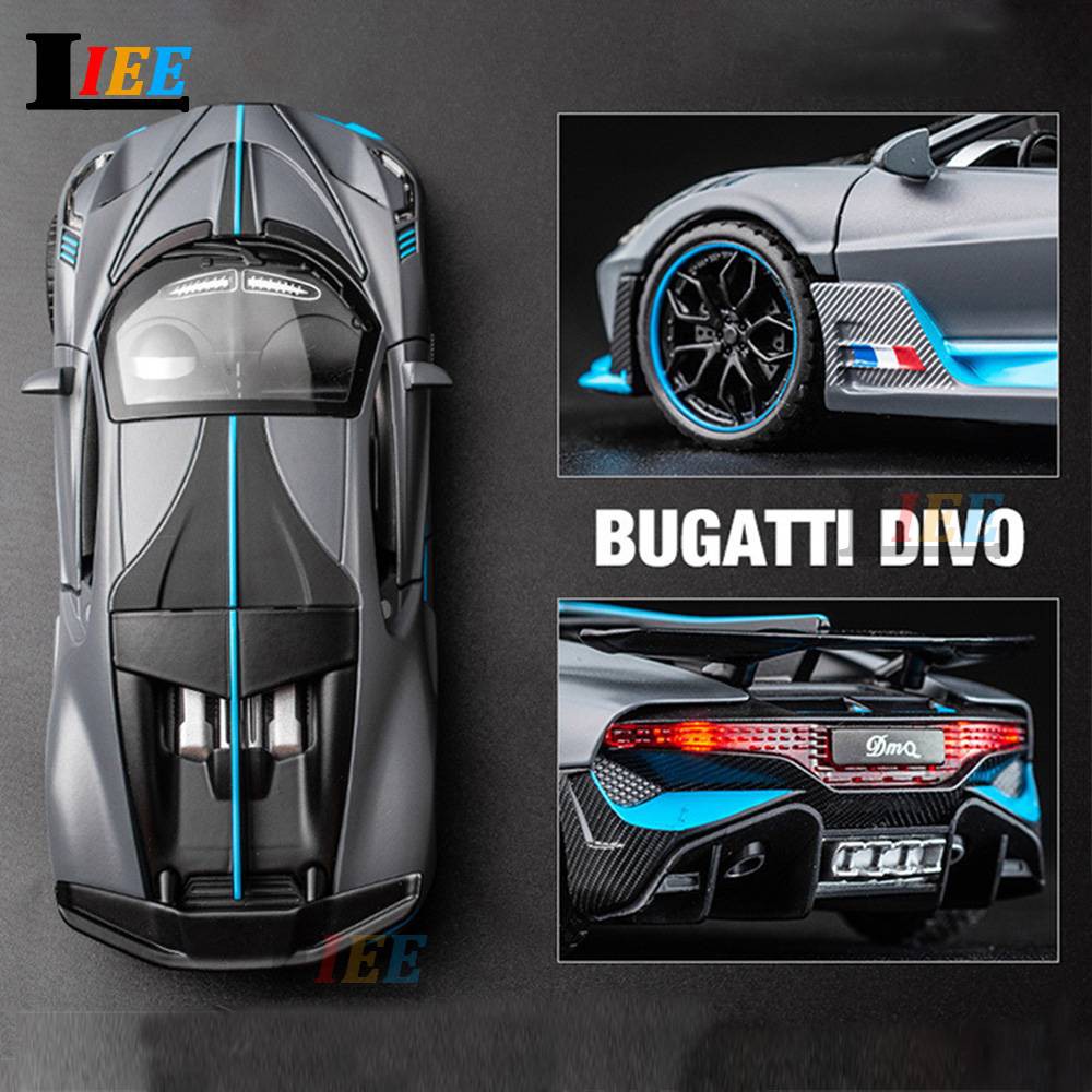 Đồ chơi mô hình xe hơi Bugattis-DIVO đúc khuôn hợp kim tỷ lệ 1:32