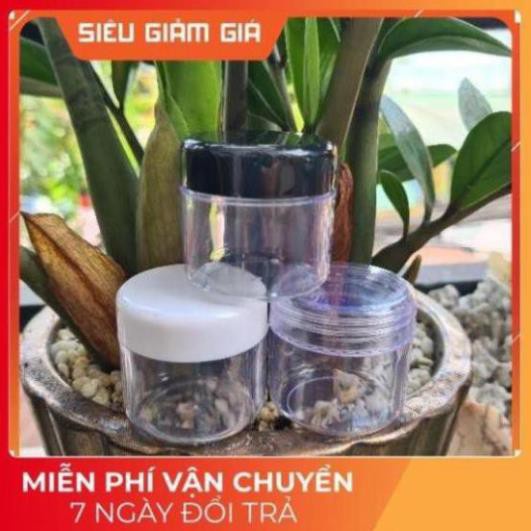 Hủ Đựng Kem ❤ GIÁ TỐT NHẤT ❤ Hủ nhựa trong 30g có lót đựng kem, chiết mỹ phẩm , phụ kiện du lịch