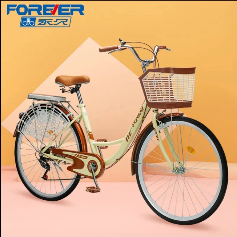 PEGGIE HOMEXe đạp gấp 24 inch dành cho người lớn nam và nữ sinh viên du lịch nhẹ đi lại phụ làm lốp đặc thay đổi tốc độ