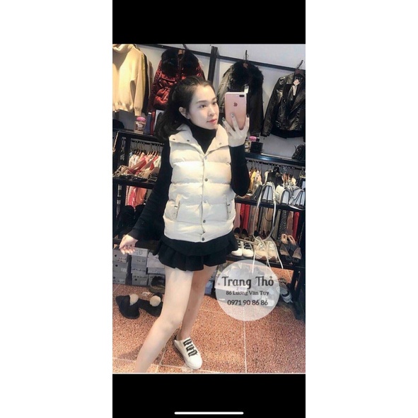 Áo phao nữ hàn quốc, áo khoác ghi lê nữ cao cấp dễ mặc dễ phối đồ giữ ấm rất tốt hàng quảng châu loại 1 | BigBuy360 - bigbuy360.vn