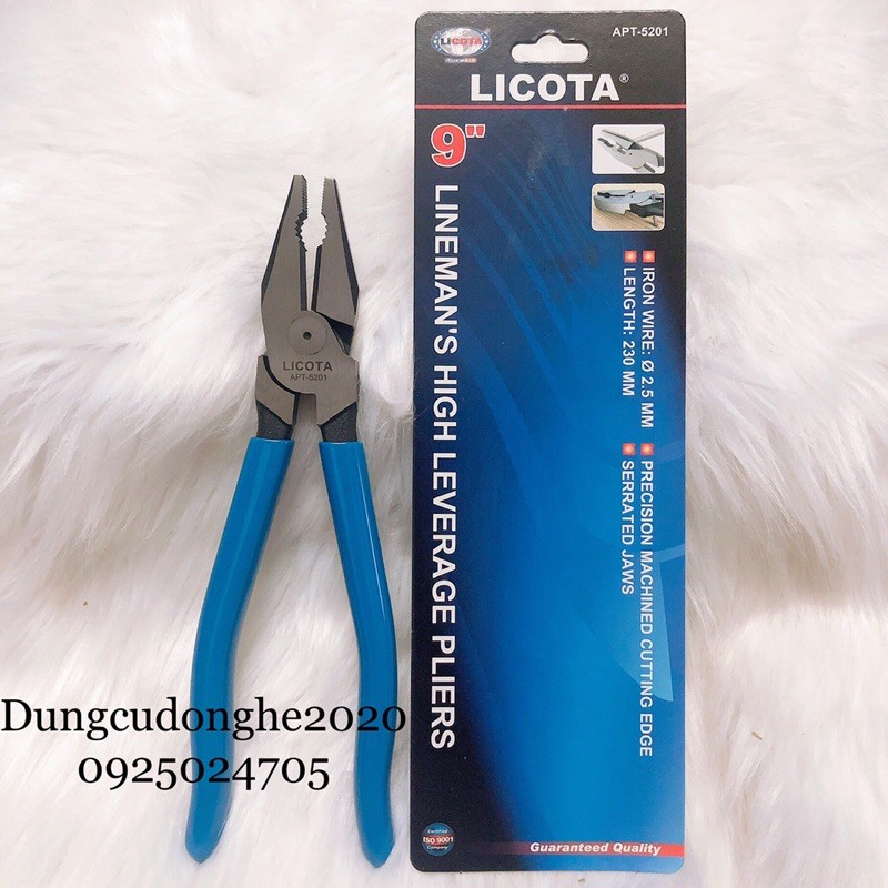 KÌM ĐIỆN 9” 225MM LICOTA APT-5201