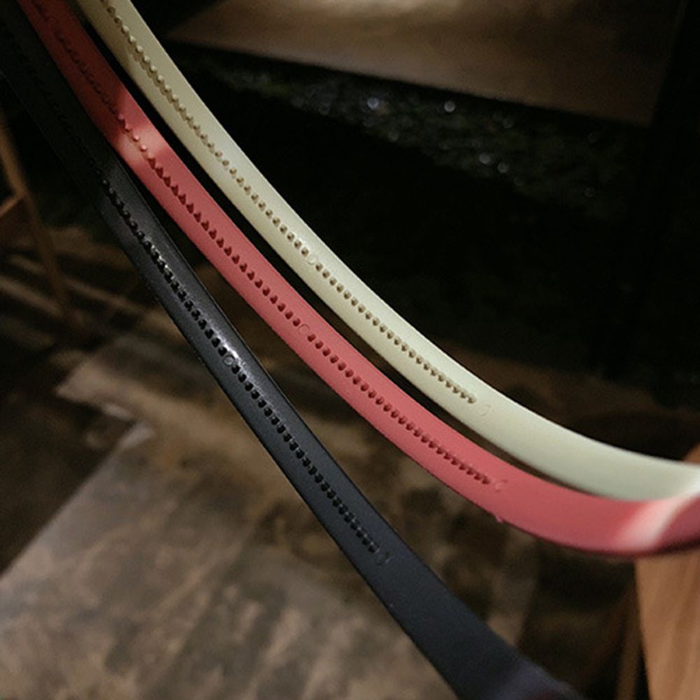 Băng đô cài tóc bằng nhựa màu trơn đơn giản thời trang cho nữ