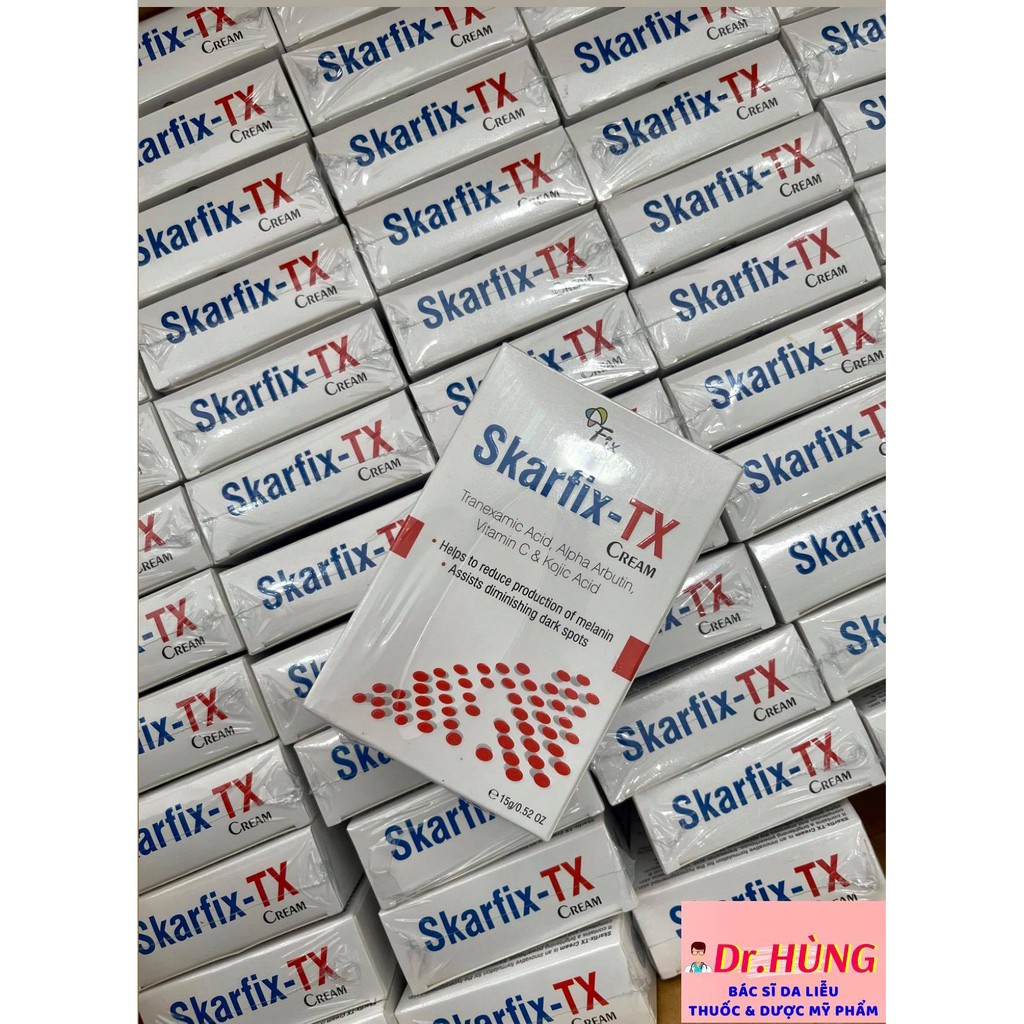 ✅CHÍNH HÃNG Skarfix Plus Cream &amp; SkarfixTX - Sáng Da, Giảm Thâm Nám 15g