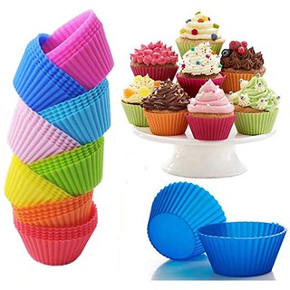 Khuôn Cupcake Muffin Silicon Làm Bánh