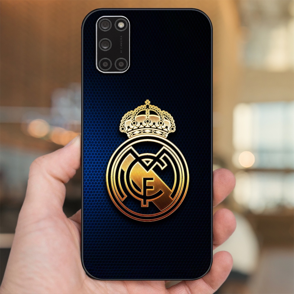Ốp lưng Oppo A52, A92 viền đen in hình Real Madrid