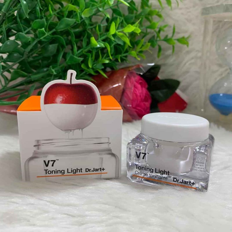 Kem Dưỡng Trắng Da V7 Dr Jart+ Tonigh Light Hàn Quốc Chính Hãng Hộp Full Size 50ml Bao Check Mã Vạch, Đủ Giấy Tờ