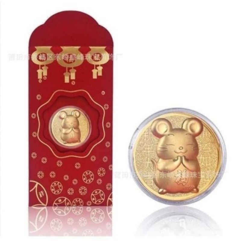 Lì xì phong bì chuột vàng (podo)