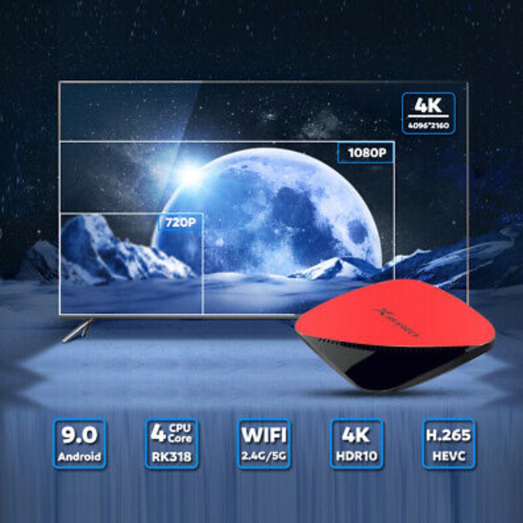 Android TV Box X88 PRO Ram 2GB Rom 16GB RK3318 Android 9.0 - X88 PRO 2+16G