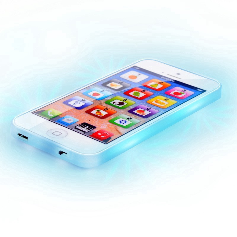 Mô hình điện thoại mô phỏng iPhone Y-Phone 4s 5 đồ chơi dành cho bé bàn sáng