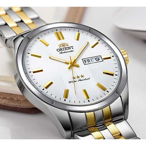 Đồng hồ Nam Chính Hãng Orient SAB0B008WB Automatic , Dây thép