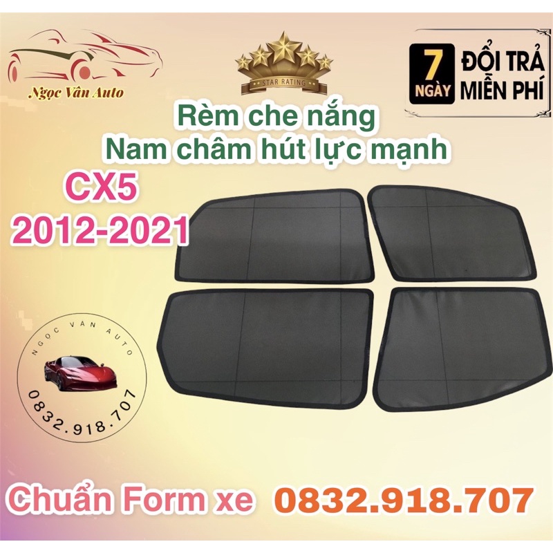 Rèm Che Nắng Nam Châm CX5 2012 - 2021 Loại 1