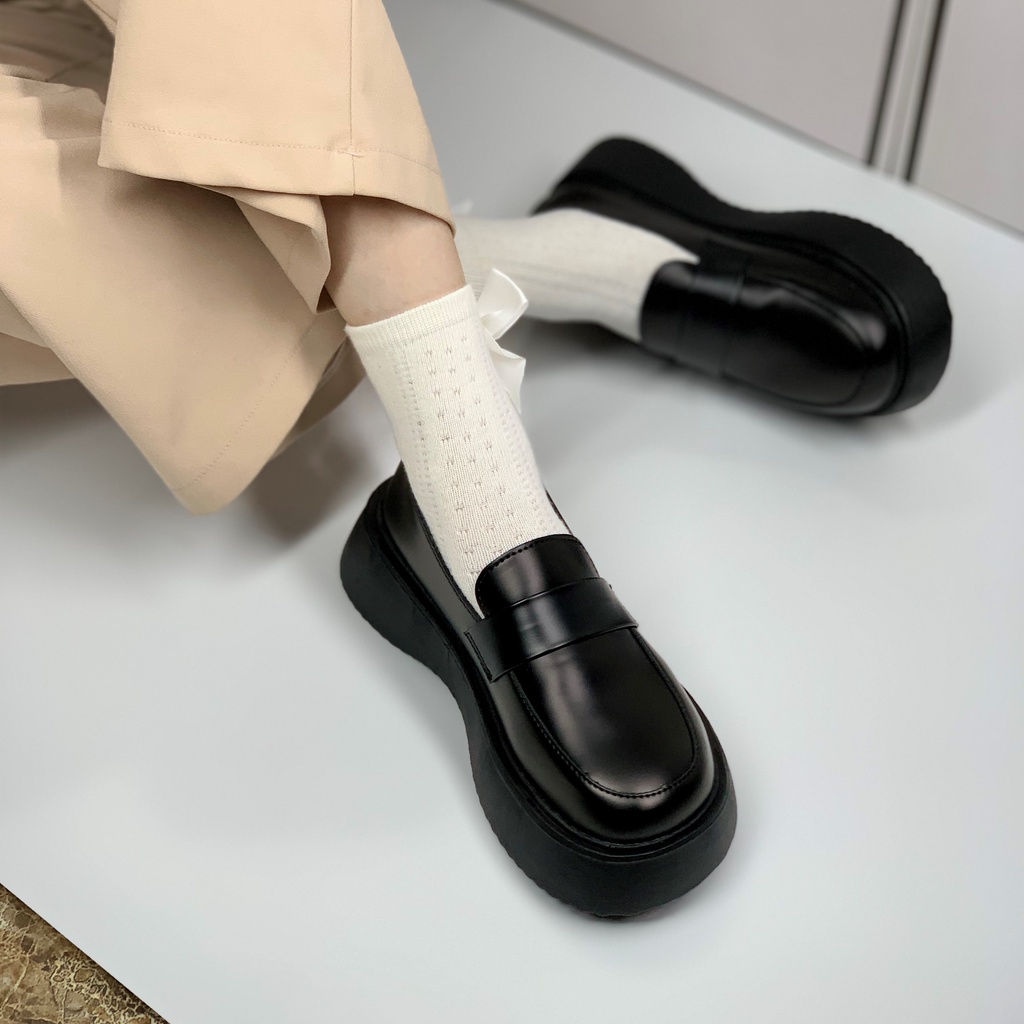 GIÀY ULZZANG NỮ ĐẾ BẰNG PHONG CÁCH TIỂU THƯ LOLITA ĐỘC QUYỀN LOVESHOES MÃ 131