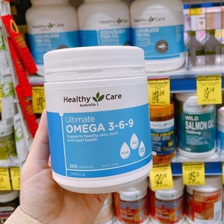 OMEGA 3-6-9 HEALTHY CARE ULTIMATE HỘP 200 VIÊN (ÚC)