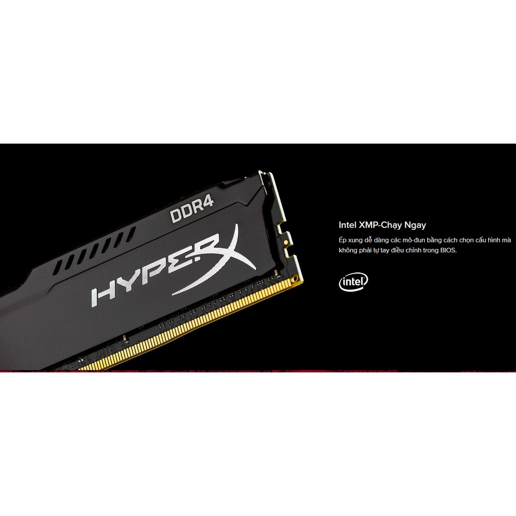 Ram Kingston HyperX Fury 8GB DDR4 2133MHz Chính Hãng - Bảo hành 36 tháng