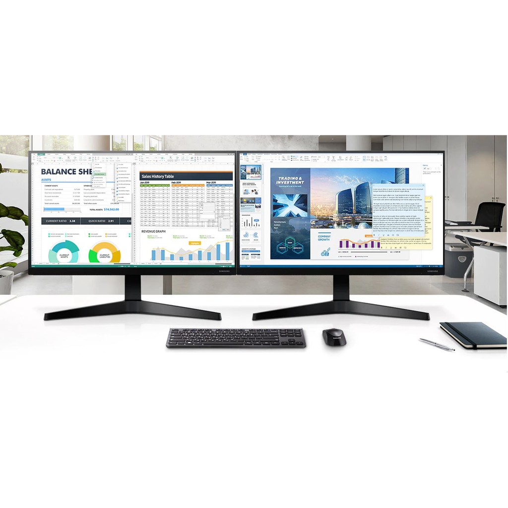 Màn hình máy tính 24inch SamSung LF24T370 Led FullHD 75Hz 5ms - Chính hãng | BigBuy360 - bigbuy360.vn