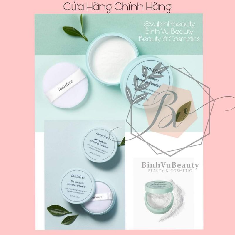 Phấn phủ Innisfree Mineral No Sebum Powder