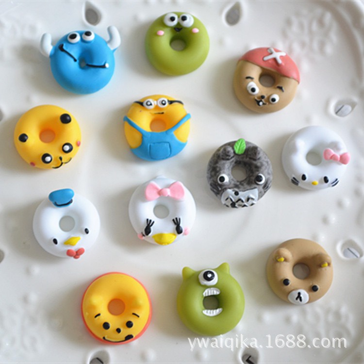 C154-Charm slime/ Dụng Cụ Trang Trí Hình Phao cứu hộ Hình thú (1.8 cm).- 01 cái