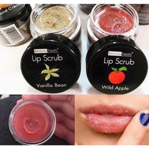 Tẩy tế bào chết môi Beauty Treats Lip Scrub hương thơm 4 vị, giúp sạch da chết dịu nhẹ, mềm mịn môi - HanZy Store