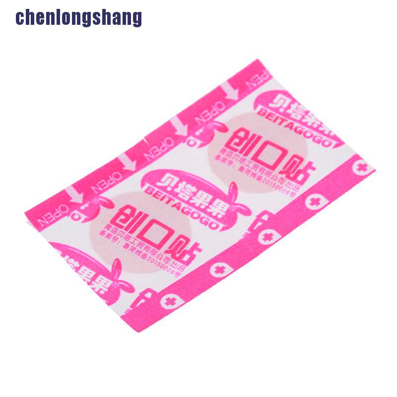 Hộp 100 Miếng Băng Cá Nhân Mini Hình Tròn Dùng Một Lần