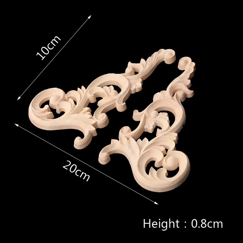 Cặp Khung Gỗ Chạm Khắc Hoa Văn Tinh Xảo Trang Trí Nội Thất Tiện Dụng