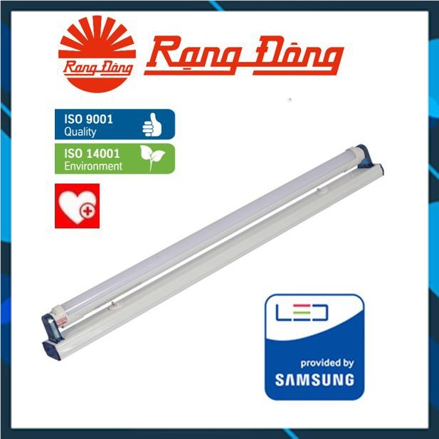 Bộ đèn LED tube (tuýp) T8 10W Rạng Đông M11 - 0,6m - ChipLED Samsung