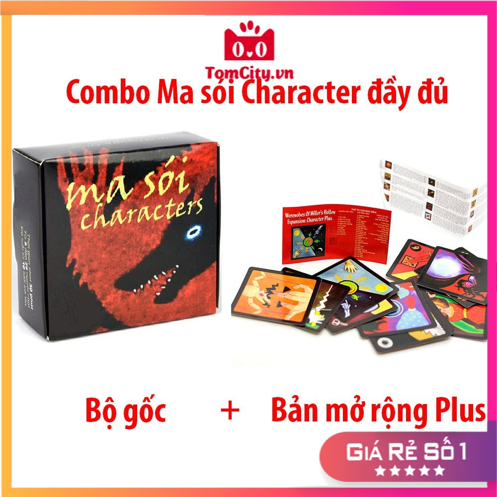 Ma Sói Characters + bản mở rộng Plus chất lượng cao giá rẻ