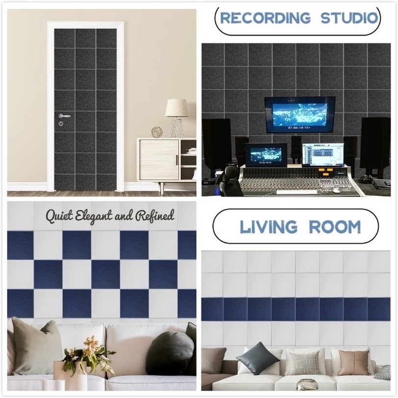 1 Tấm Cách Âm Bằng Gốm Sứ 20X20X0.9cm Chuyên Dụng Cho Gia Đình Và Văn Phòng
