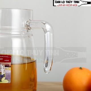 Bình Thủy Tinh Quai Cầm Miệng Rót 1.6 Lít