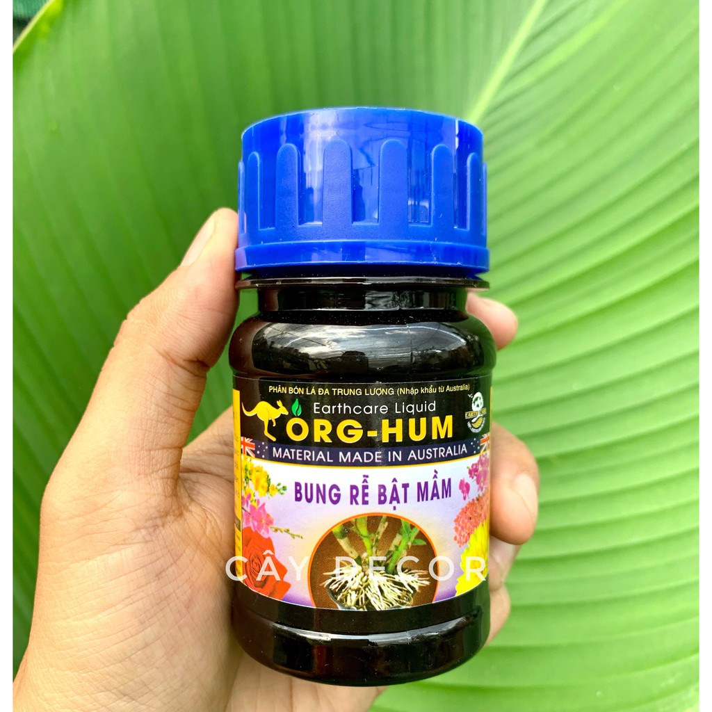 Org Hum [CHUẨN] dưỡng rễ, bổ sung dinh dưỡng, kích rễ, kích chồi, chai 100ml