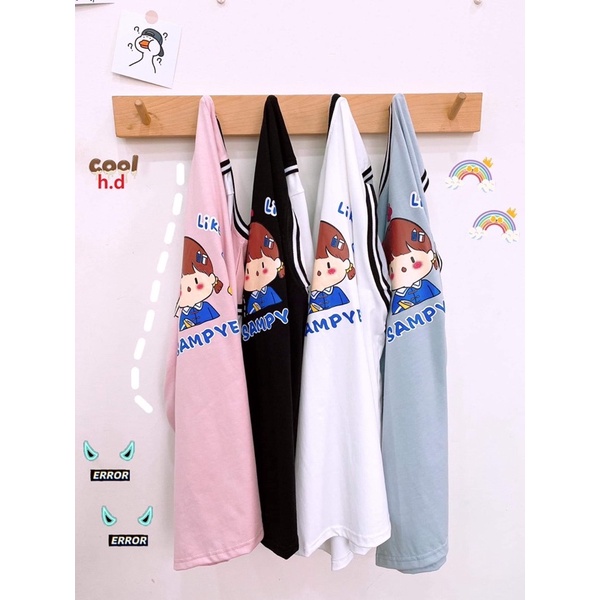 Áo bóng rổ cô bé SAMPYE HD12