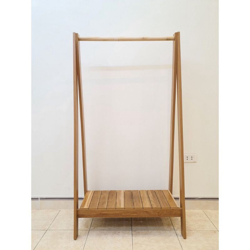 MIỄN SHIP Kệ Treo Quần Áo Chữ A - Giá Treo Quần Áo 2 Tầng Gỗ MDF Cao Cấp