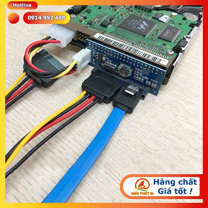 Card chuyển đổi HDD ATA 40Pin sang SATA.  Sử dụng cho ổ cứng HDD ATA  40pin 3.5 inch