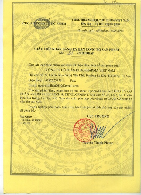 Men Vi Sinh dạng bào tử Spobio Fami dùng cho người bị bệnh đại tràng, bệnh đường ruột mãn tính | BigBuy360 - bigbuy360.vn