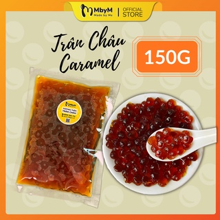 Trân Châu Giòn 3Q Caramel pha trà sữa ăn liền KHÔNG cần nấu 150gr