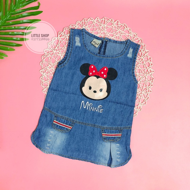 Đầm denim các kiểu cho bé gái (8-35kg)