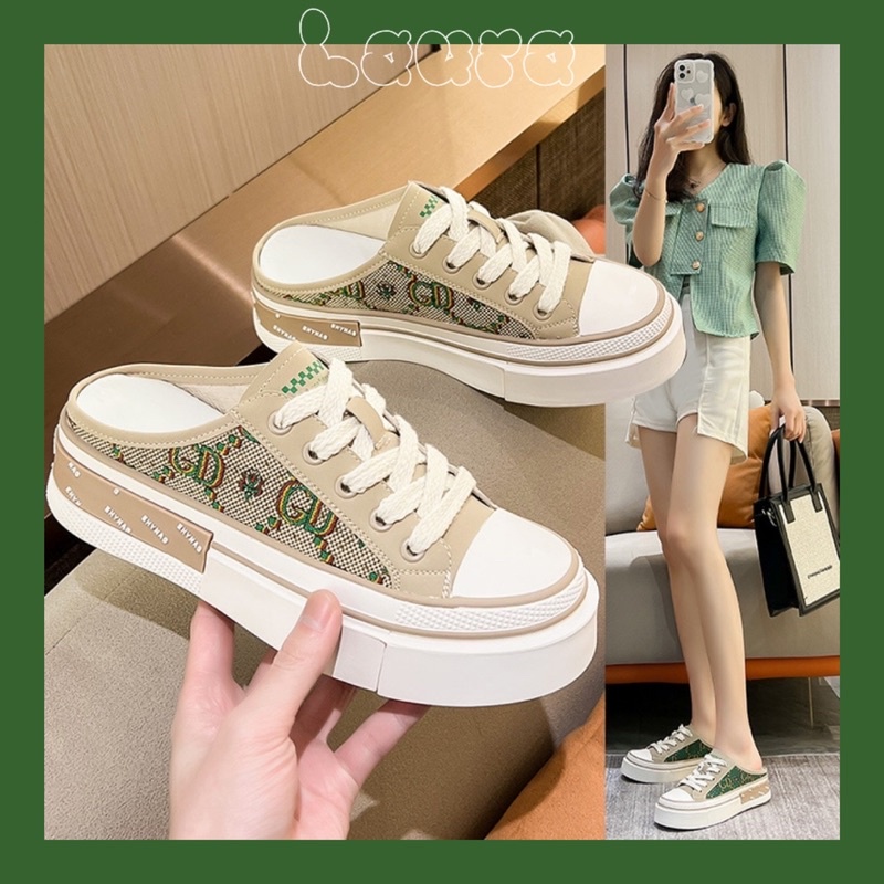 Sục thể thao GC dây rút đế cao 3cm siêu xinh