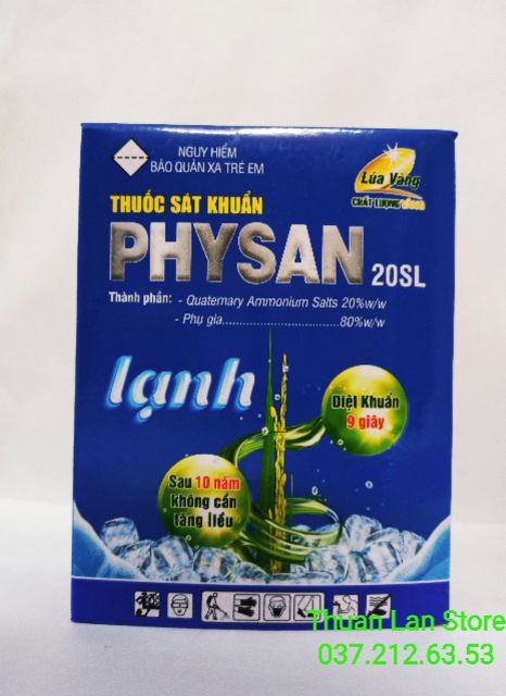 Thuốc Sát Khuẩn Physan 20SL Lạnh gói 20ml