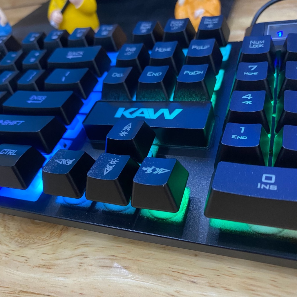 Bàn Phím Giả Cơ Gaming, Bàn Phím Máy tính giá rẻ có LED, Nhiều chế độ Led, Phím Nảy, bảo hành chính hãng