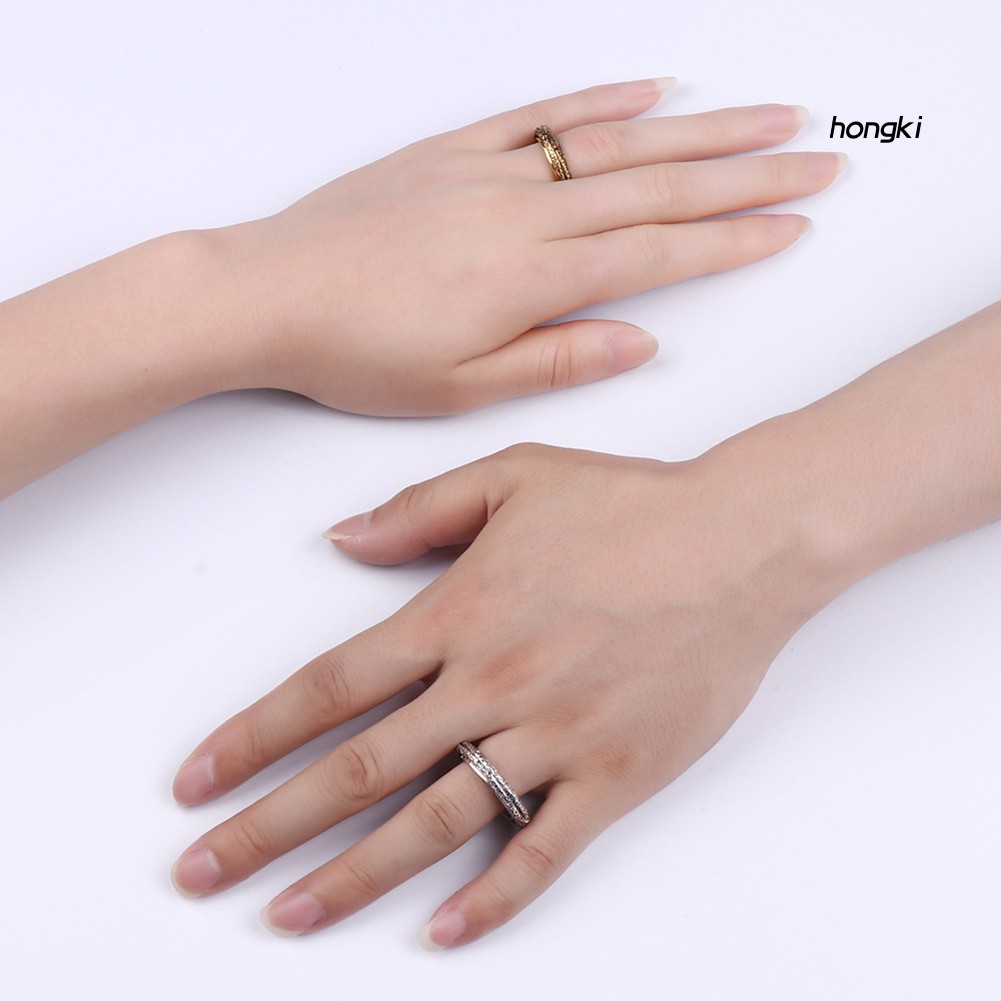 Nhẫn Hợp Kim Hình Tròn Phong Cách Vintage Cho Nam Và Nữ