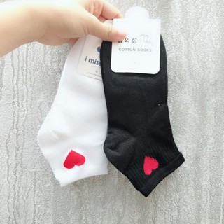 combo 10 Đôi Tất Tim Cổ Ngắn Hàn Quốc