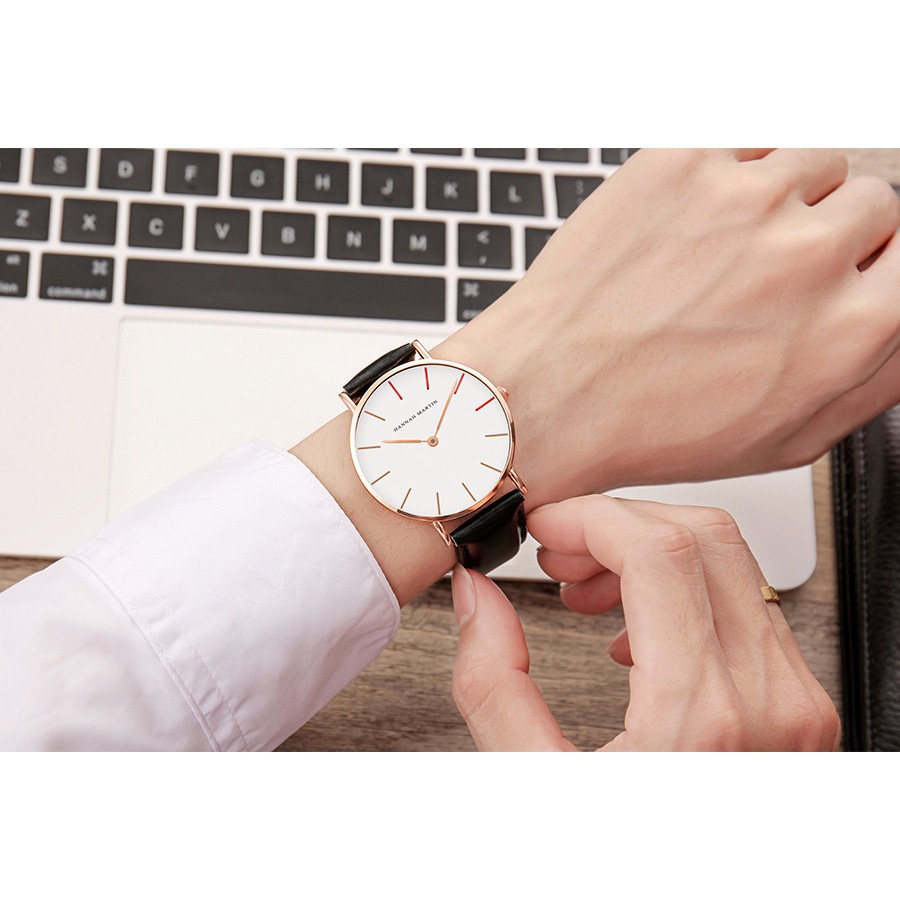 Ready Stock! Women Leather Strap Watch Casual Student Watches