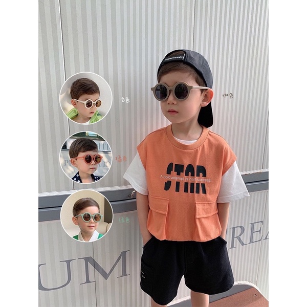 Kính mắt mèo 5 màu cho bé