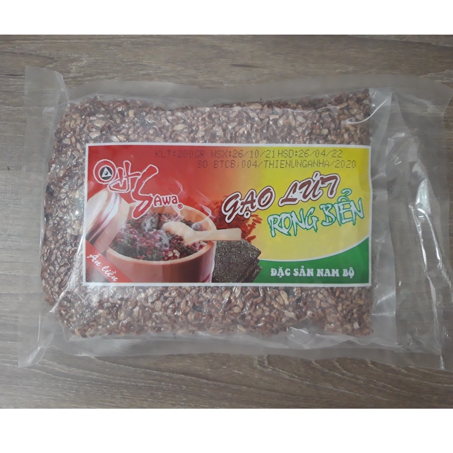 Combo 5 Gói cơm gạo lứt rong biển Thiên Ưng  200g date: 04/2022