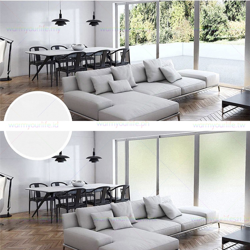 Giấy Dán Kính Mờ Tĩnh Điện Dài 60cm - 1m
