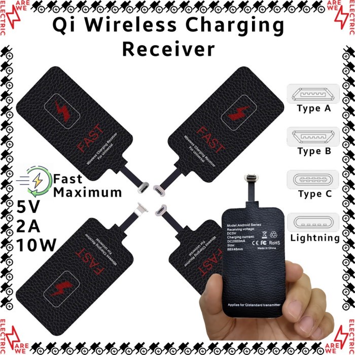 Cục Sạc Nhanh Không Dây 10w Qi 2A Micro USB
